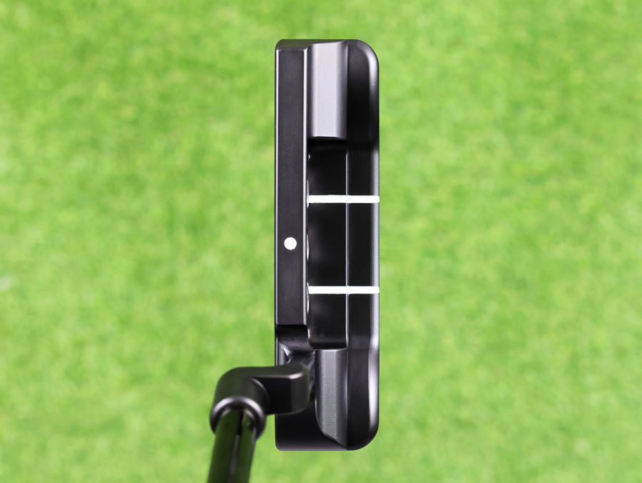 scotty cameron tour only black masterful super rat gss insert circle t 360g putter with dual flange lines and sight dot and black shaft golf club