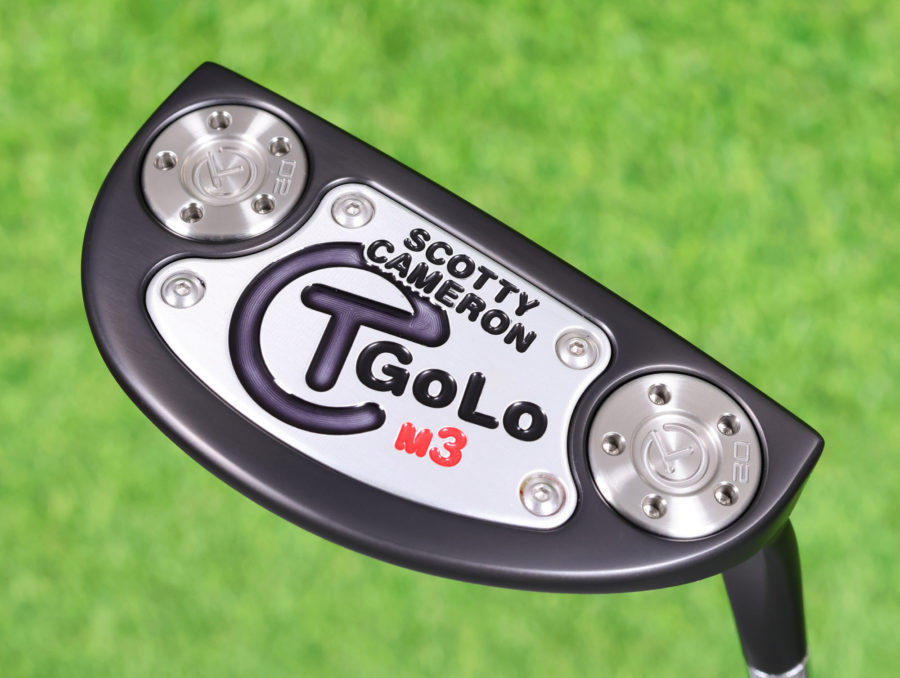 scotty cameron tour only deep milled black sss golo m3 select circle t 360g putter with red top line golf club