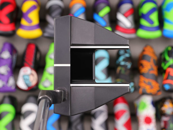 scotty cameron tour only black sss phantom x t7.2 circle t 360g putter with welded plumber neck and aftermarket finish golf club