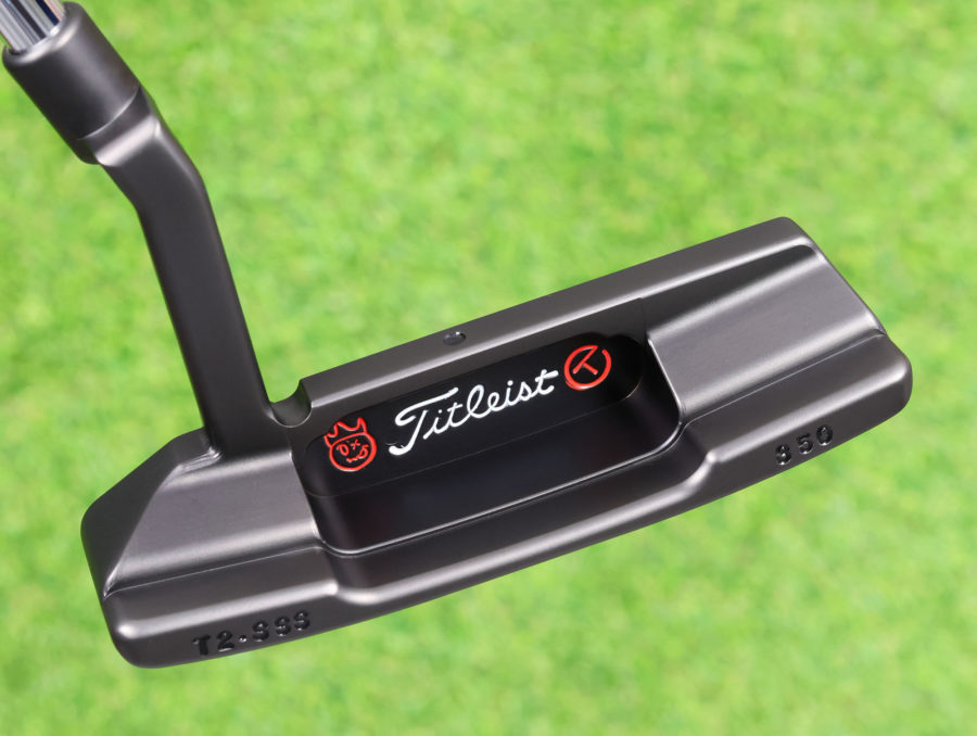 scotty cameron tour only black sss timeless 2 t2 circle t 350g putter with tour jester hot head harry titleist and sight dot stamps golf club
