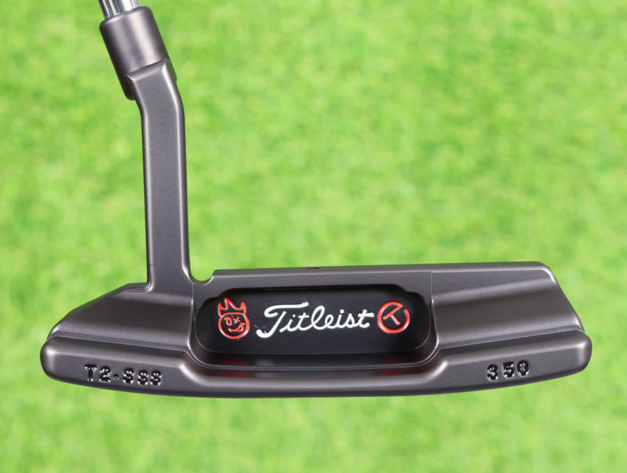 scotty cameron tour only black sss timeless 2 t2 circle t 350g putter with tour jester hot head harry titleist and sight dot stamps golf club