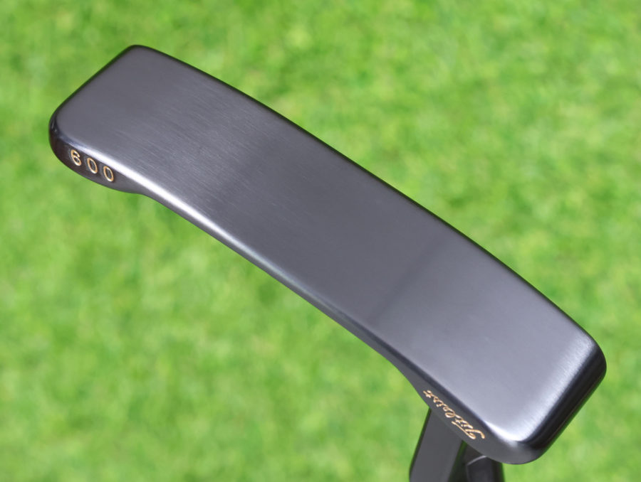 scotty cameron tour only brushed black carbon 009 circle t 350g putter with putterman and scotty dog stamps golf club