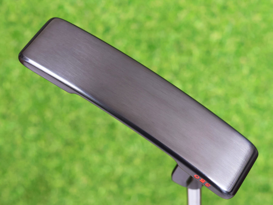 scotty cameron tour only brushed black carbon timeless newport 2 circle t 350g putter with top line golf club