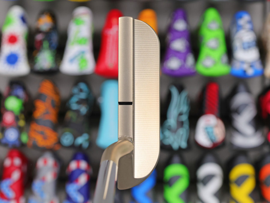 scotty cameron tour only chromatic bronze sss craftsman bullet bottom sole circle t 350g putter with welded 1.5 round neck and top line golf club