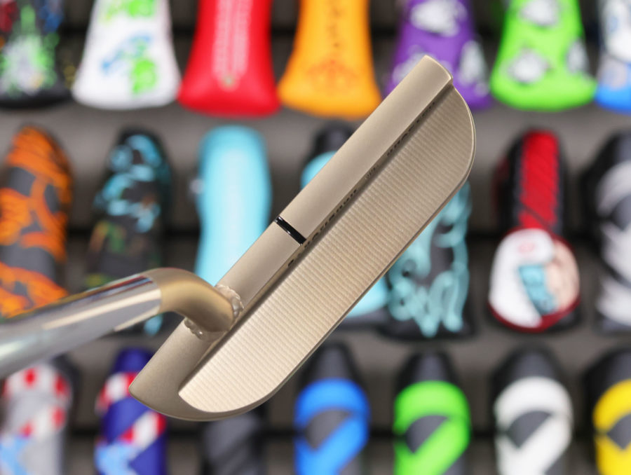 scotty cameron tour only chromatic bronze sss craftsman bullet bottom sole circle t 350g putter with welded 1.5 round neck and top line golf club