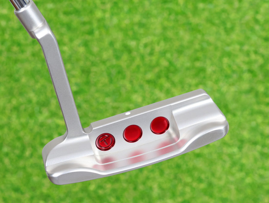 scotty cameron tour only sss newport studio select circle t 360g putter with mid length plumber neck golf club