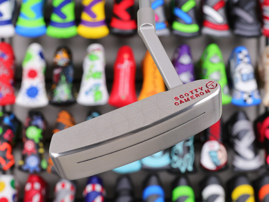 scotty cameron tour only handstamped sss newport beach mid slant circle t 350g putter golf club