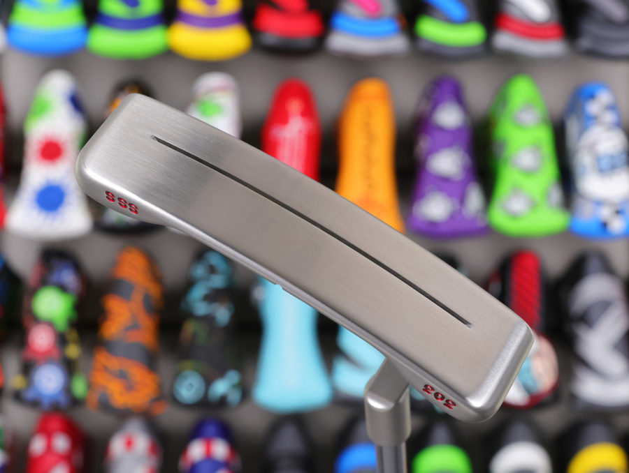 scotty cameron tour only handstamped sss newport beach mid slant circle t 350g putter golf club