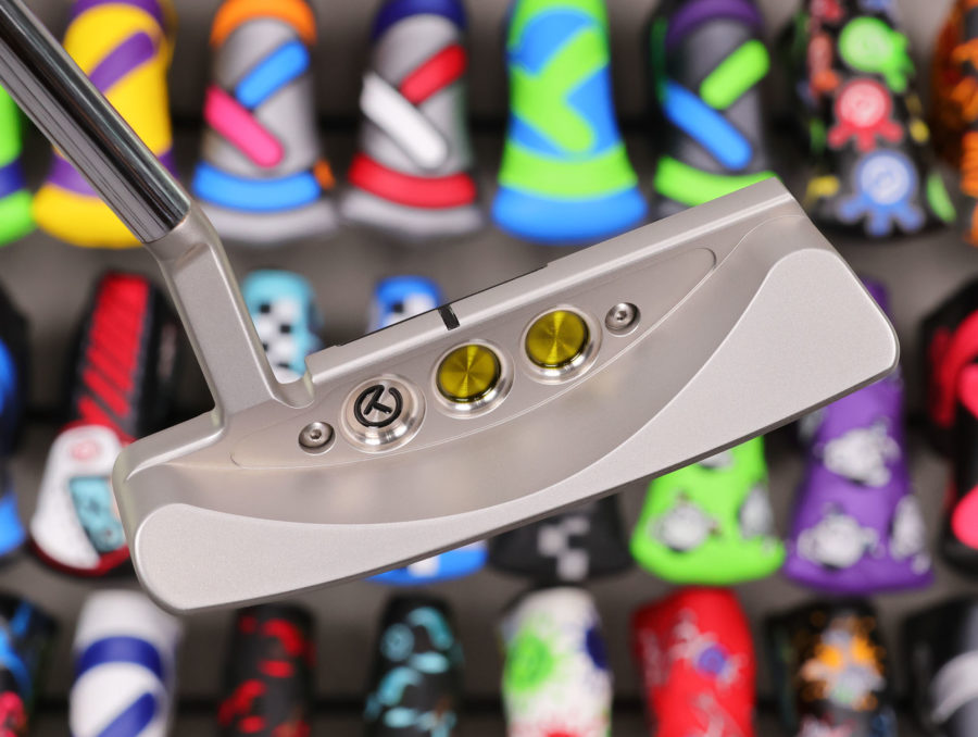 scotty cameron tour only two tone chromatic bronze gss insert laguna 1.5 tsl select circle t 360g putter with black shaft and t line golf club