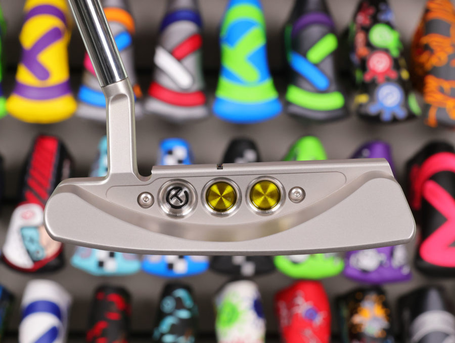 scotty cameron tour only two tone chromatic bronze gss insert laguna 1.5 tsl select circle t 360g putter with black shaft and t line golf club