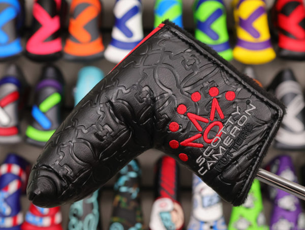 scotty cameron 2023 club cameron member black and red blade putter headcover