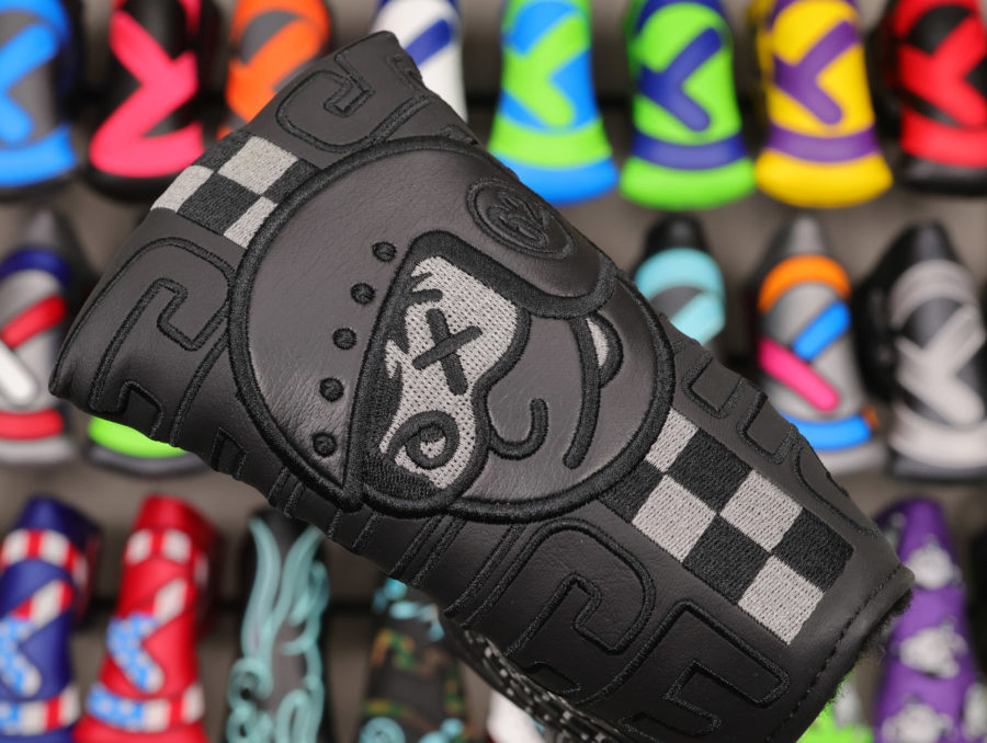 scotty cameron custom shop black champs choice mid mallet headcover
