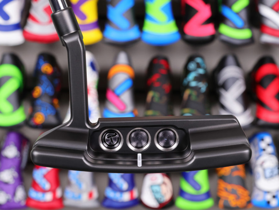 scotty cameron tour only black sss tour rat concept 2 circle t 360g putter with translucent smoke paint golf club