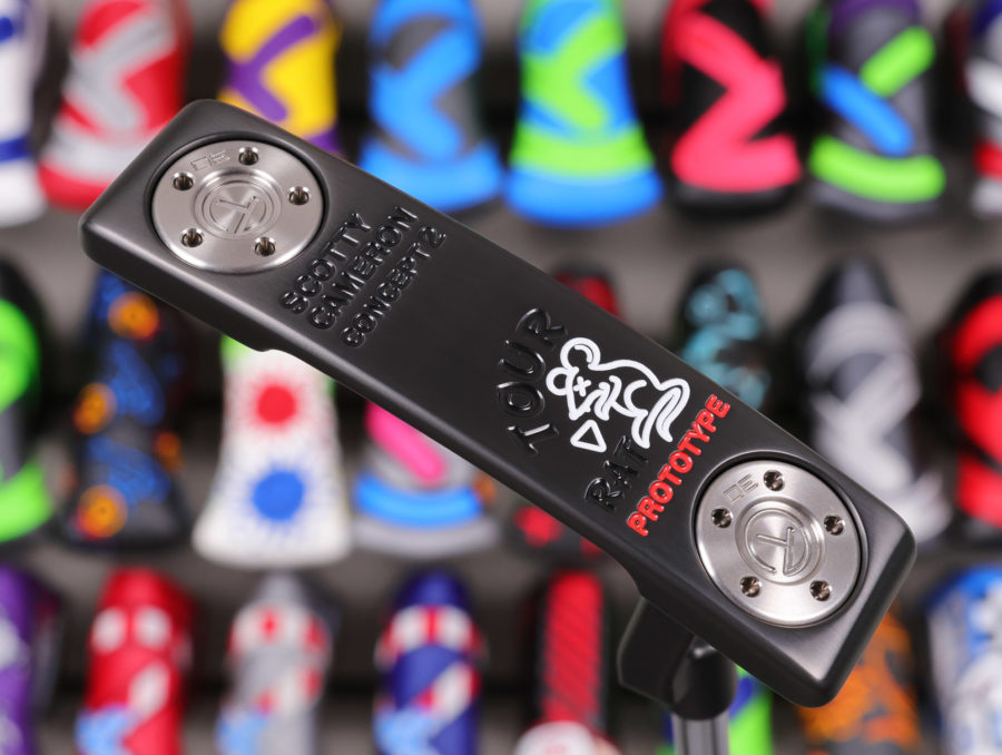 scotty cameron tour only black sss tour rat concept 2 circle t 360g putter with translucent smoke paint golf club