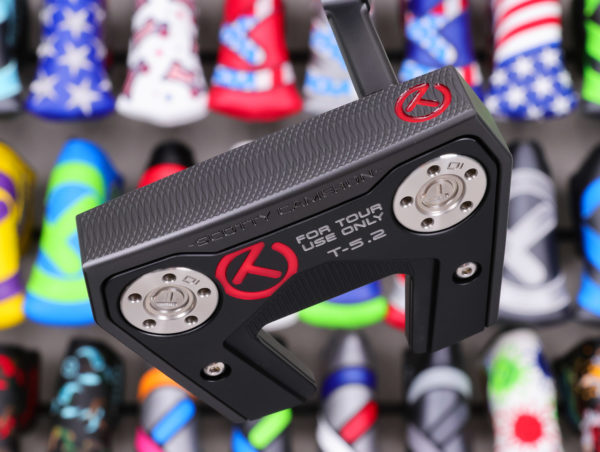 scotty cameron tour only 2025 black sss phantom t5.2 circle t 360g putter with welded plumber neck black shaft and arrow alignment golf club