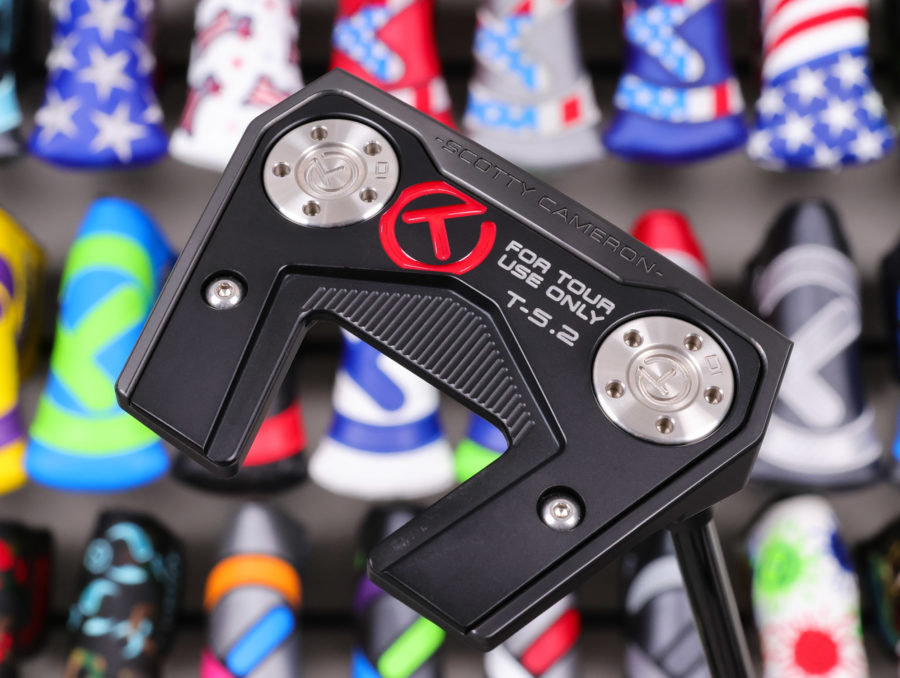 scotty cameron tour only 2025 black sss phantom t5.2 circle t 360g putter with welded plumber neck black shaft and arrow alignment golf club