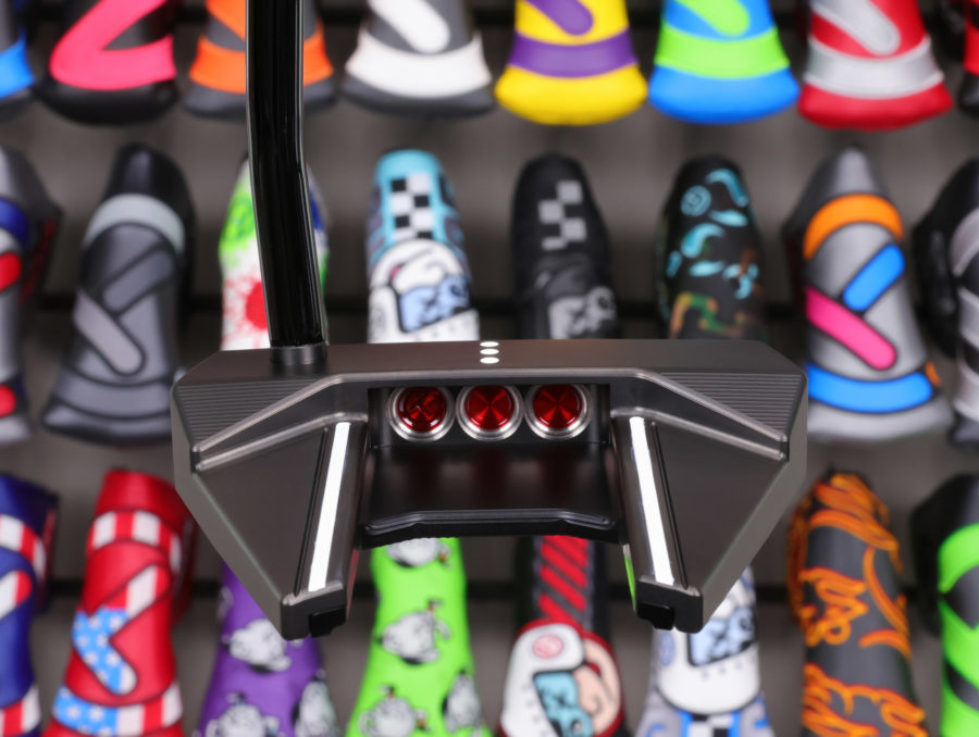 scotty cameron tour only 2025 black sss phantom t7 circle t 360g with triple sights and black double bend shaft golf club