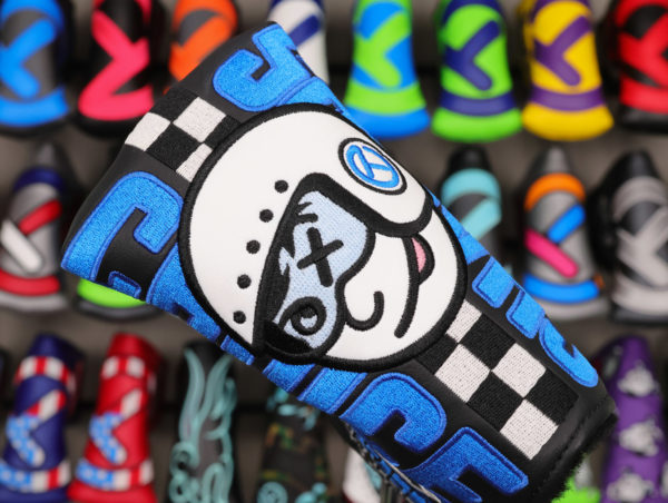 scotty cameron tour only black and blue champs choice circle t mid mallet headcover