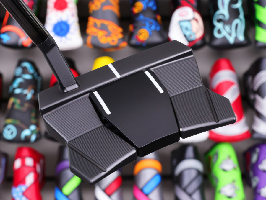 scotty cameron tour only black sss phantom x t11.5 circle t 360g putter with black shaft and dual flange lines golf club
