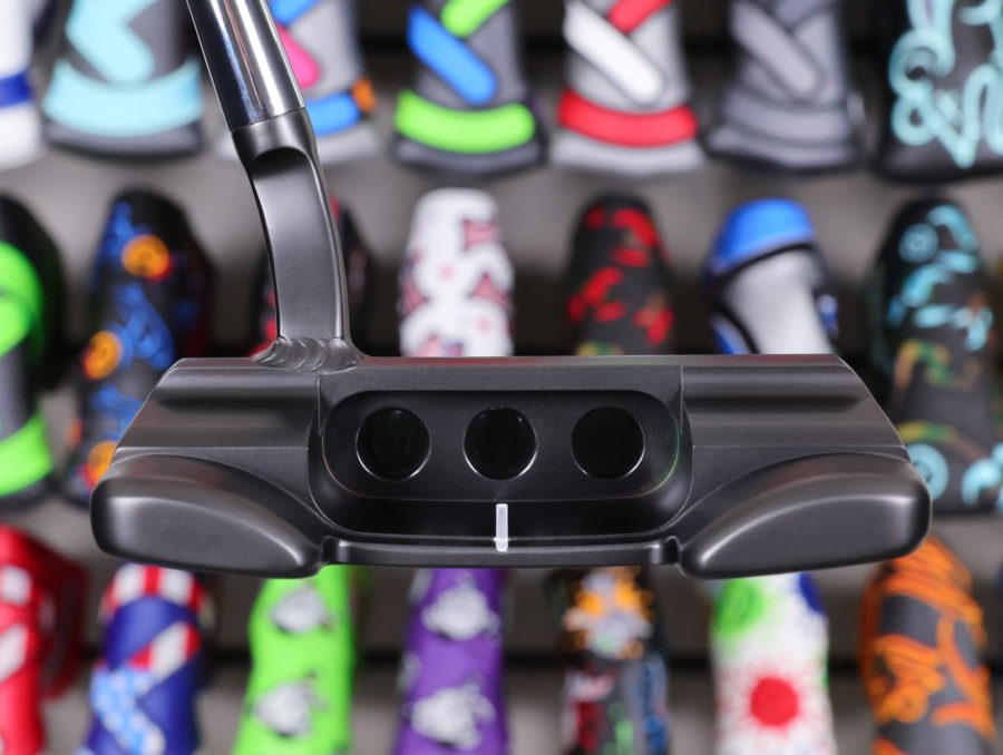 scotty cameron tour only black sss notchback select prototype circle t 360g putter with welded 2.5 neck golf club