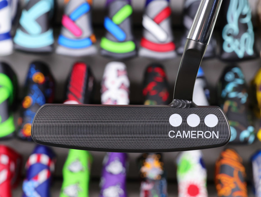 scotty cameron tour only black sss notchback select prototype circle t 360g putter with welded 2.5 neck golf club