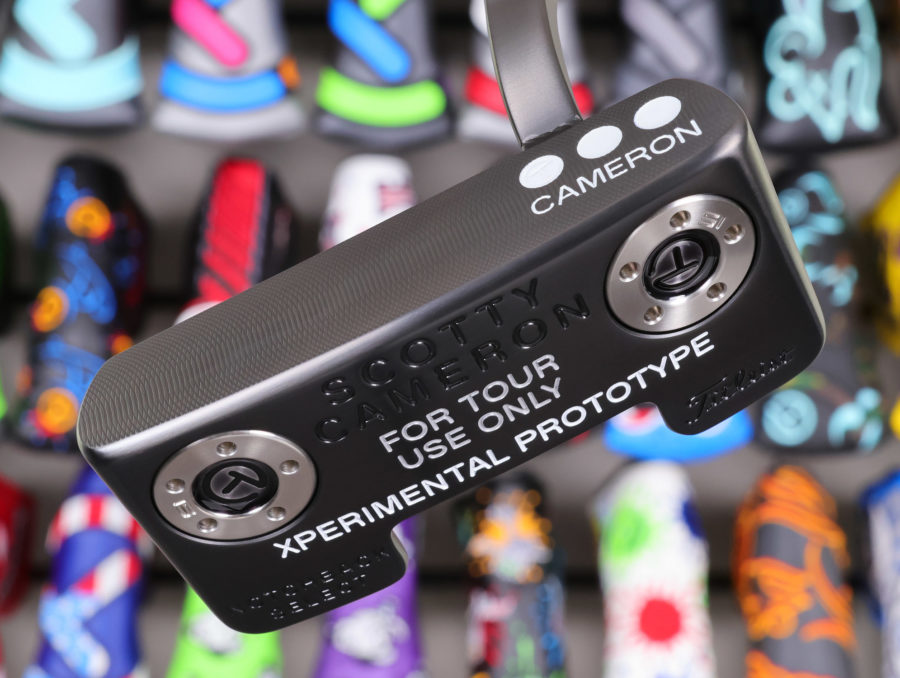 scotty cameron tour only black sss notchback select prototype circle t 360g putter with welded 2.5 neck golf club