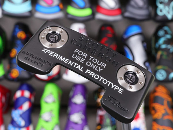scotty cameron tour only black sss notchback select prototype circle t 360g putter with welded 2.5 neck golf club