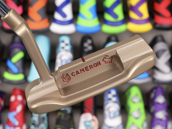scotty cameron tour only chromatic bronze sss masterful 009m circle t 340g putter with hot head harry and scotty dog stamps golf club