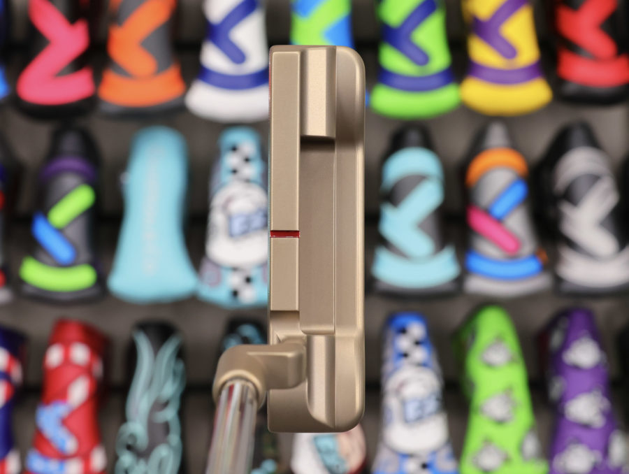 scotty cameron tour only chromatic bronze sss masterful 009m circle t 340g putter with hot head harry and scotty dog stamps golf club