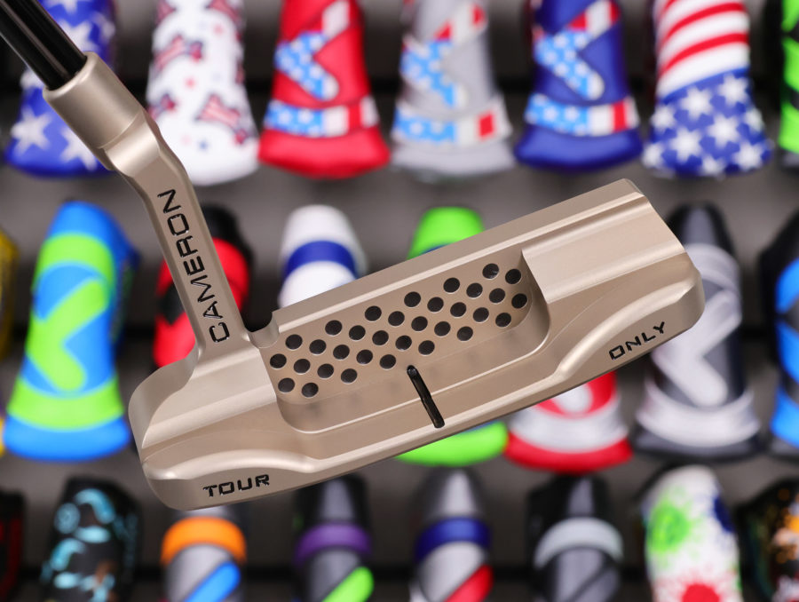 scotty cameron tour only chromatic bronze t22 newport teryllium insert circle t 360g putter with black shaft golf club
