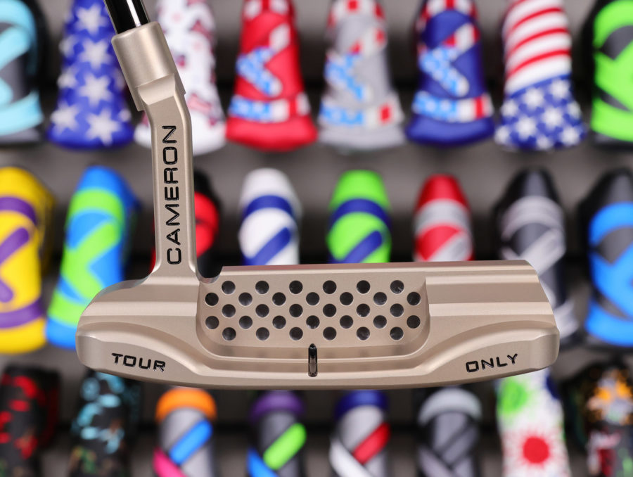 scotty cameron tour only chromatic bronze t22 newport teryllium insert circle t 360g putter with black shaft golf club