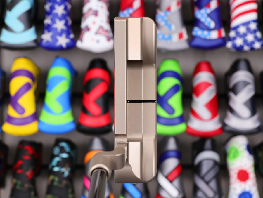 scotty cameron tour only chromatic bronze t22 newport teryllium insert circle t 360g putter with black shaft golf club