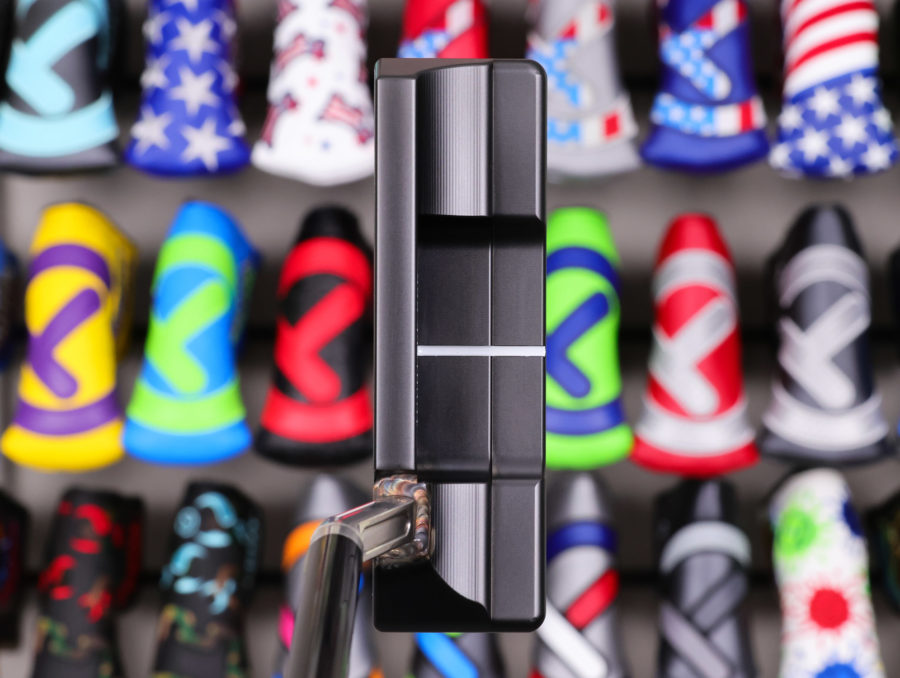 scotty cameron tour only deep milled two tone black and silver timeless 2.5 plus tourtype circle t 360g putter with welded and polished sss ibeam jet neck and black shaft golf club