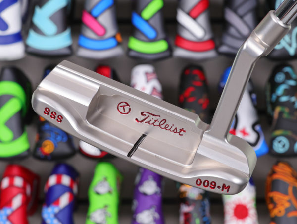 scotty cameron tour only lh left hand sss masterful 009m circle t putter with script titleist stamp golf club