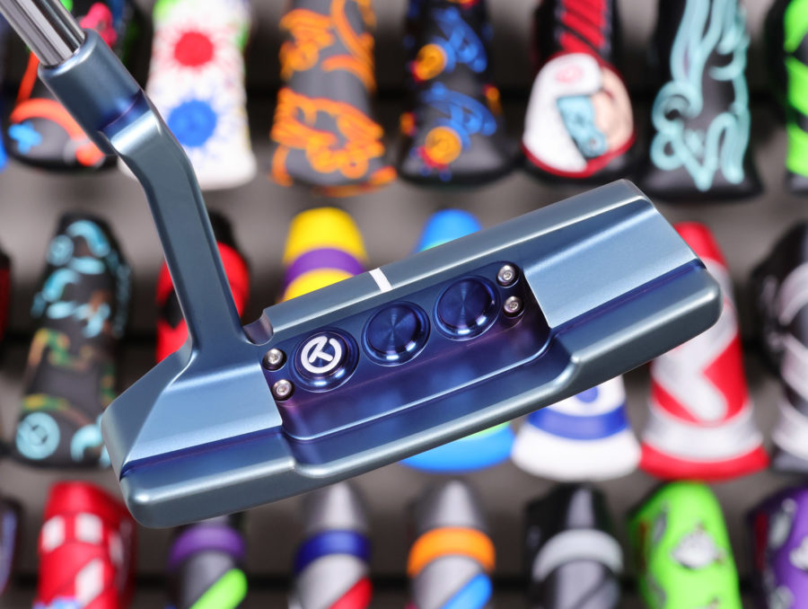 scotty cameron tour only mystic blue prototype concept 2 newport 2 gss insert circle t 360g putter with top line golf club
