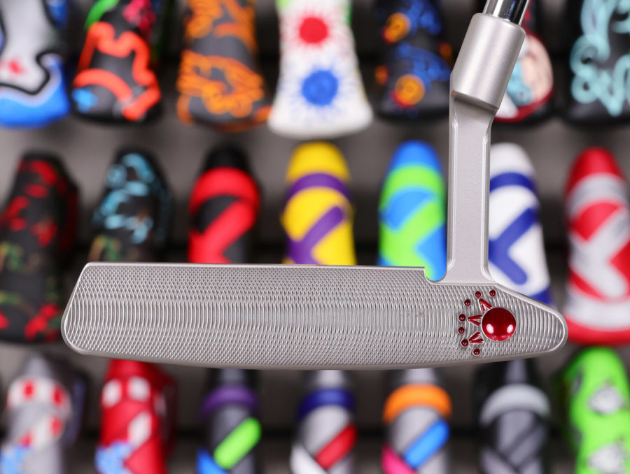 scotty cameron tour only sss timeless tourtype tt circle t 350g putter with retro tour dots and hot dog stamp sight dot golf club