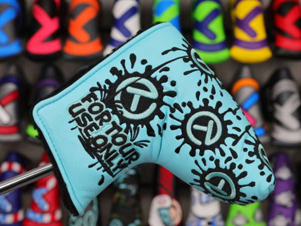 scotty cameron tour only tiffany paint splash circle t mid mallet headcover