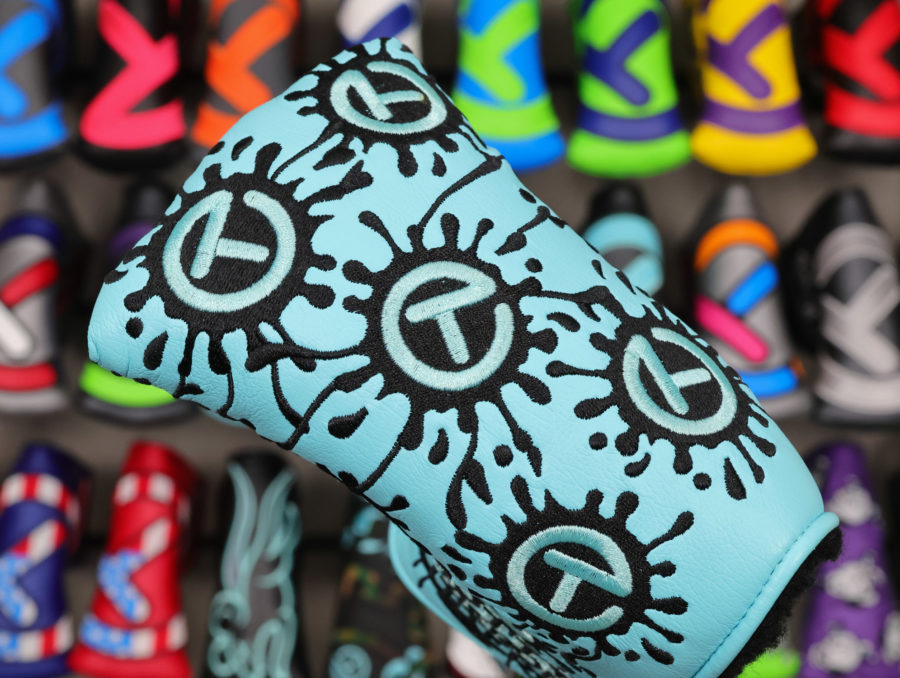 scotty cameron tour only tiffany paint splash circle t mid mallet headcover