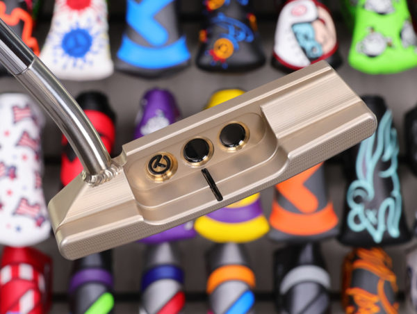scotty cameron tour only two tone chromatic bronze and sss tour rat 2 tourtype circle t 360g putter with welded and polished 1.5 round neck golf club