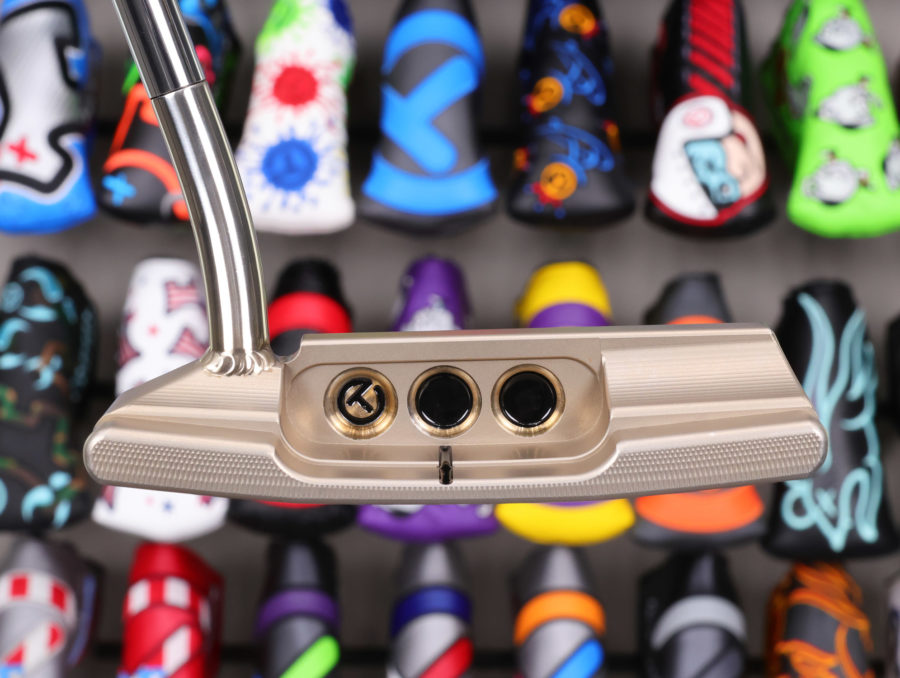 scotty cameron tour only two tone chromatic bronze and sss tour rat 2 tourtype circle t 360g putter with welded and polished 1.5 round neck golf club
