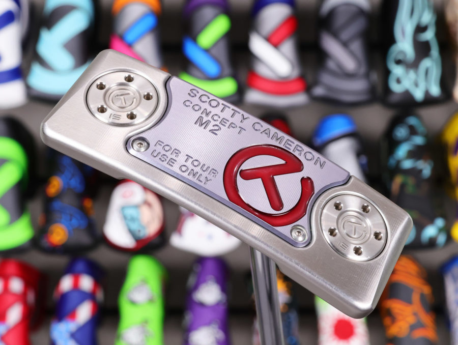 scotty cameron tour only concept m2 prototype circle t 360g with welded centershaft spud neck and pop up plus alignment aid golf club
