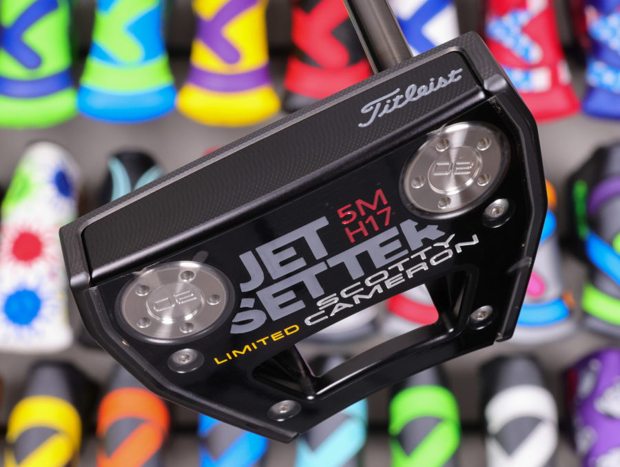 scotty cameron limited release 2017 h17 jet setter black futura 5m putter with black shaft golf club