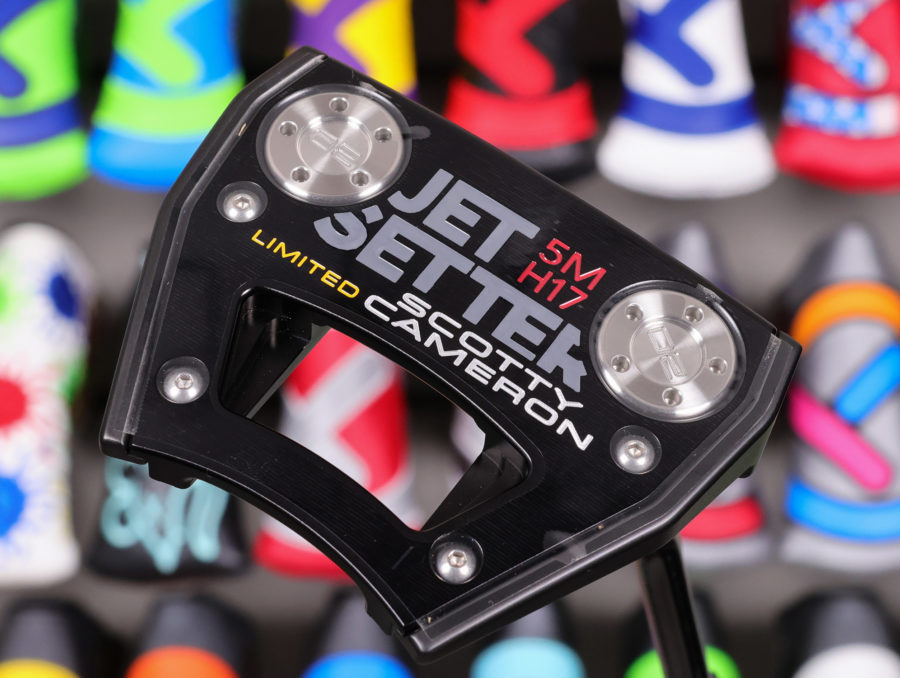 scotty cameron limited release 2017 h17 jet setter black futura 5m putter with black shaft golf club