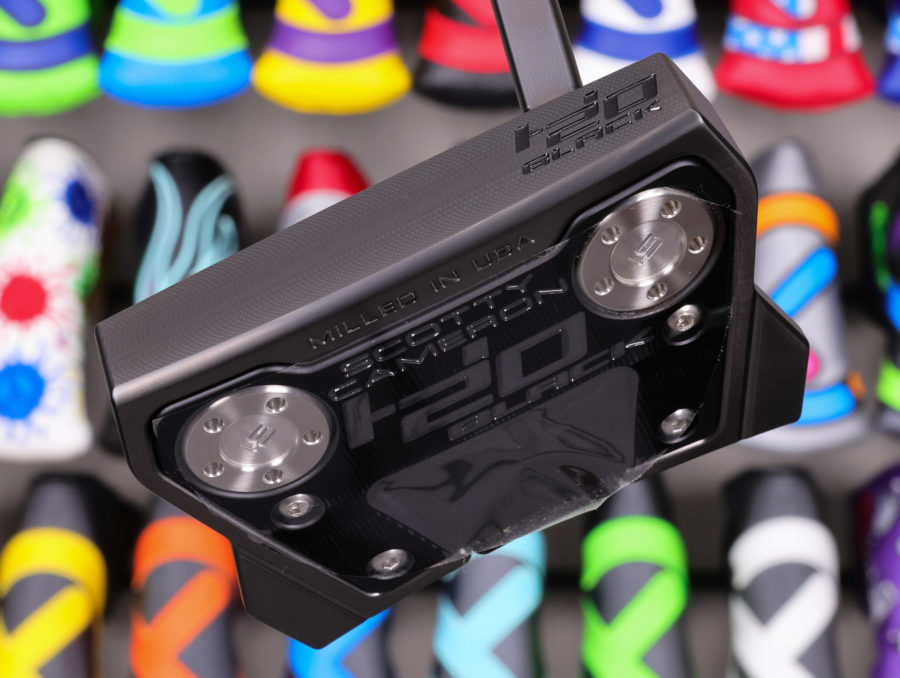 scotty cameron limited release h20 holiday 2020 black phantom x 11.5 putter with black shaft golf club