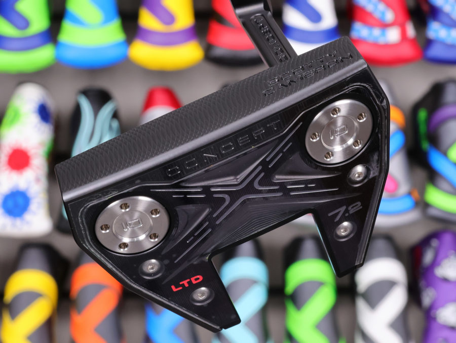 scotty cameron limited edition black phantom x concept 7.2 putter golf club