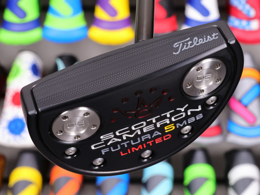 scotty cameron limited edition black futura 5mbs putter with black shaft golf club