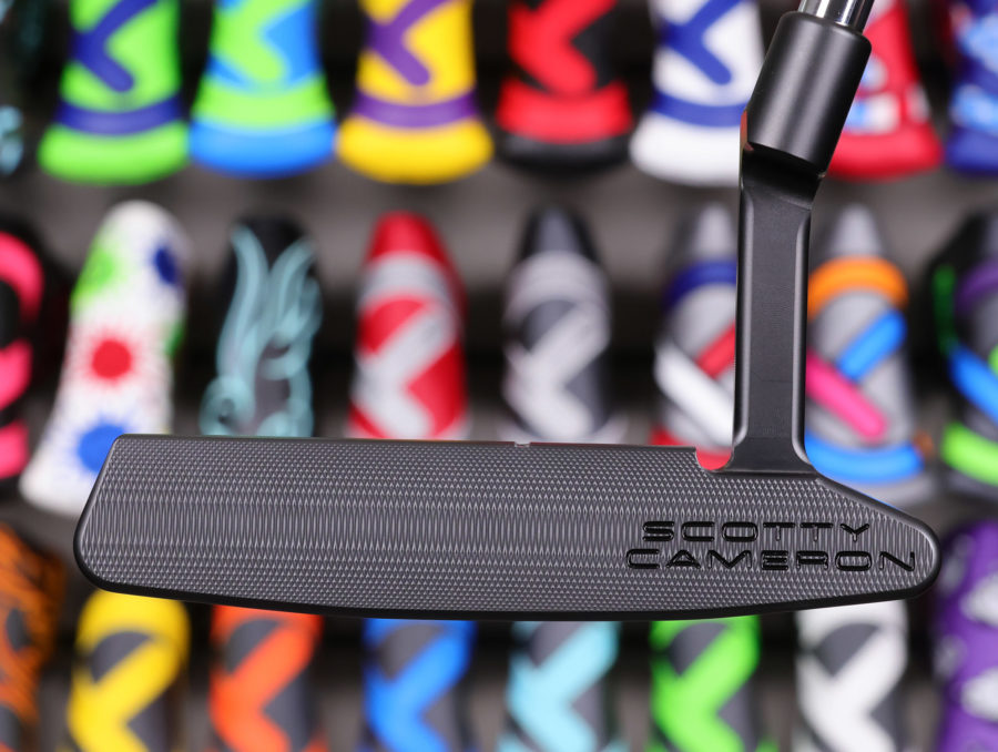 scotty cameron limited edition black jet set newport 2 putter golf club with top line