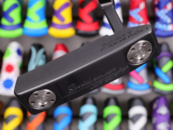 scotty cameron limited edition black jet set newport 2 putter golf club with top line