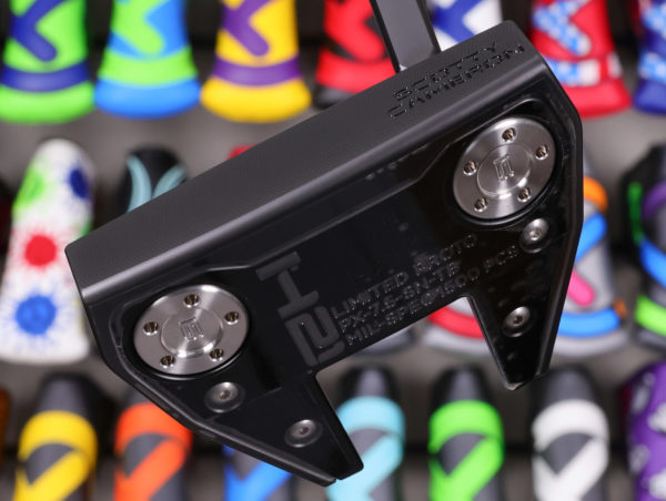 scotty cameron limited release h21 2021 holiday proto black phantom x 7.5 putter with black shaft golf club
