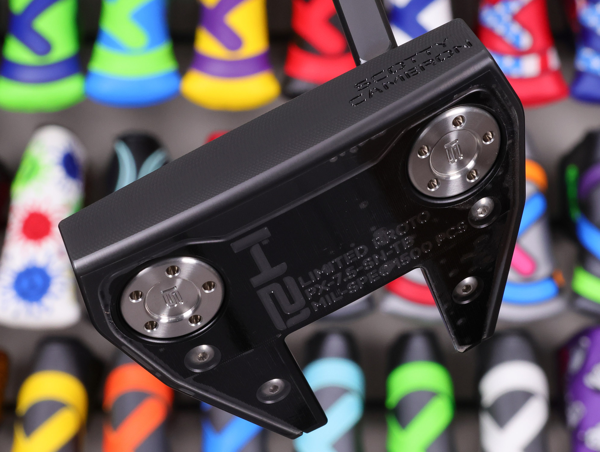 scotty-cameron-limited-release-2021-holiday-h21-black-phantom-x-7.5-putter-86 scotty cameron limited release h21 2021 holiday proto black phantom x 7.5 putter with black shaft golf club